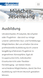 Mobile Screenshot of flugschule-jesenwang.de